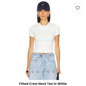 6 New WeWoreWhat Fitted Crew Neck Tee’s in White and Black for the price of2 OBO